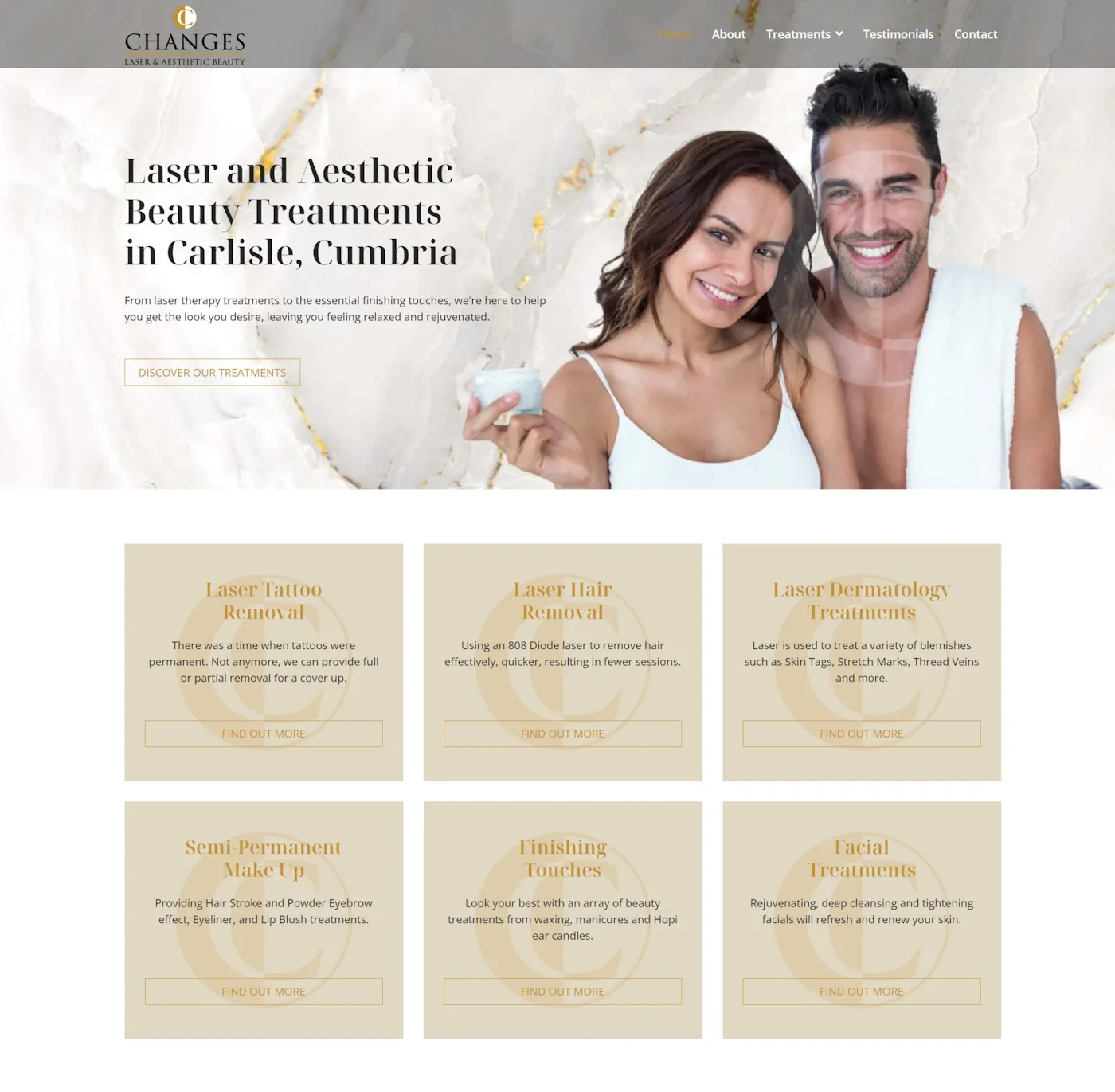 Bespoke web design for Aesthetic and Beauty Clinics in Carlisle, Cumbria, and the UK