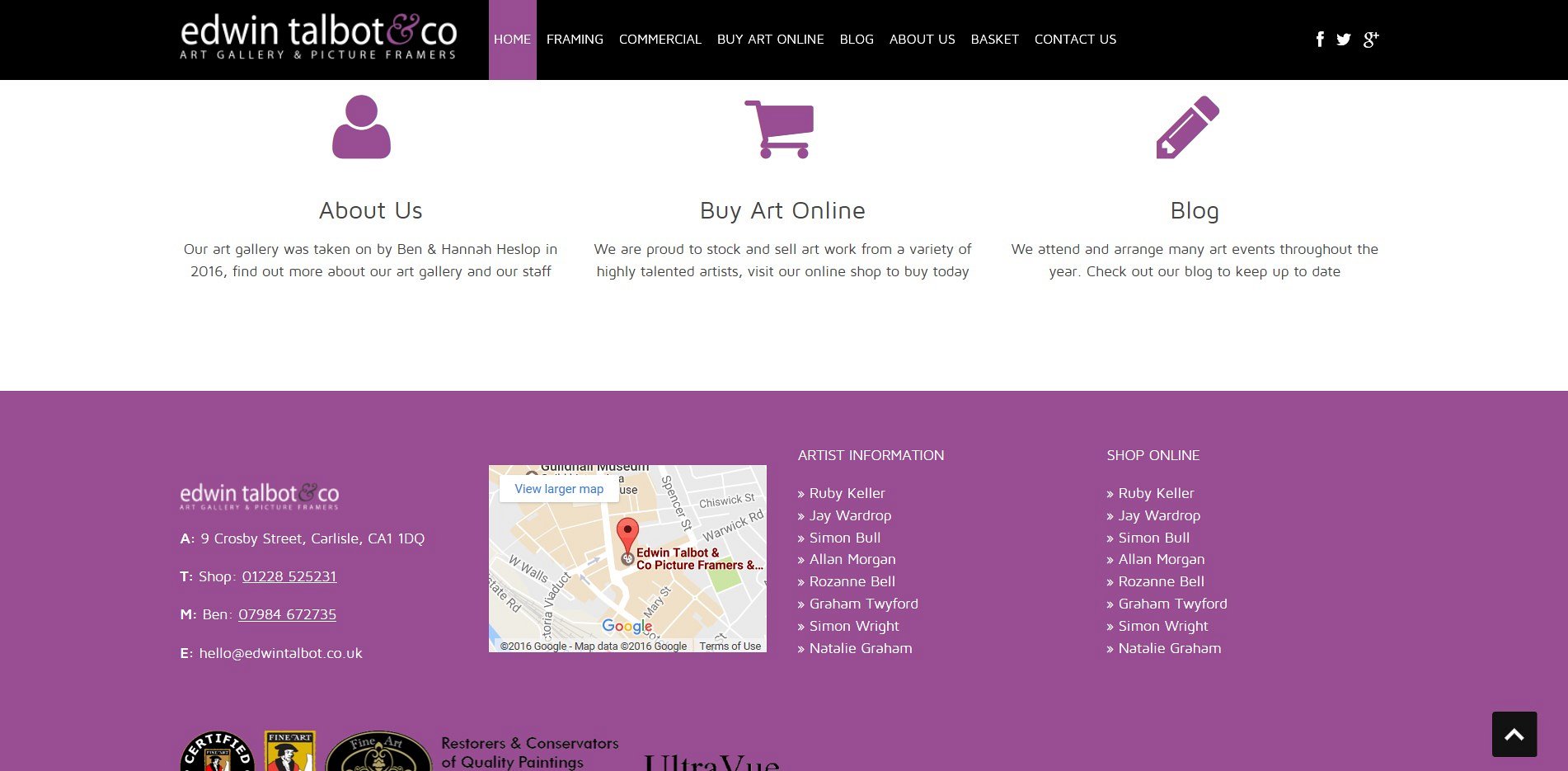 E-Commerce Website Design in Carlisle