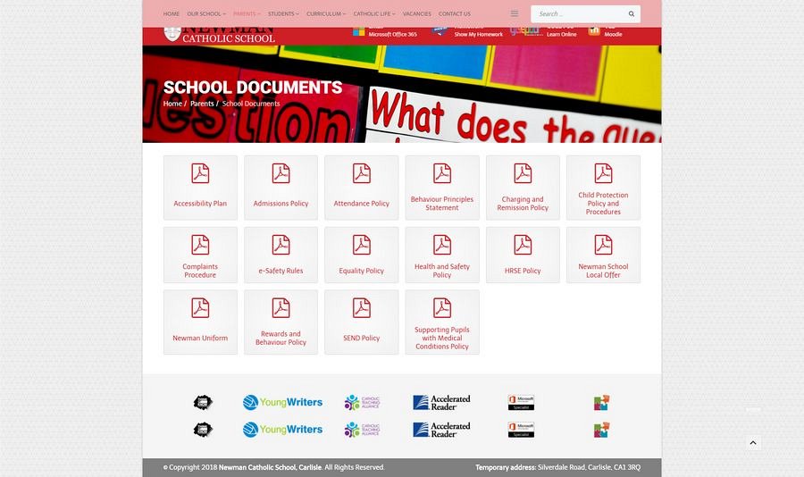 School Website Design in Carlisle