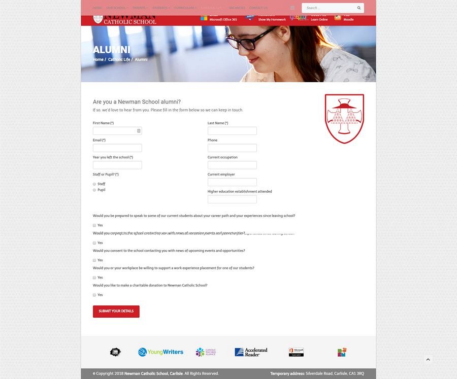 School Website Design in Carlisle