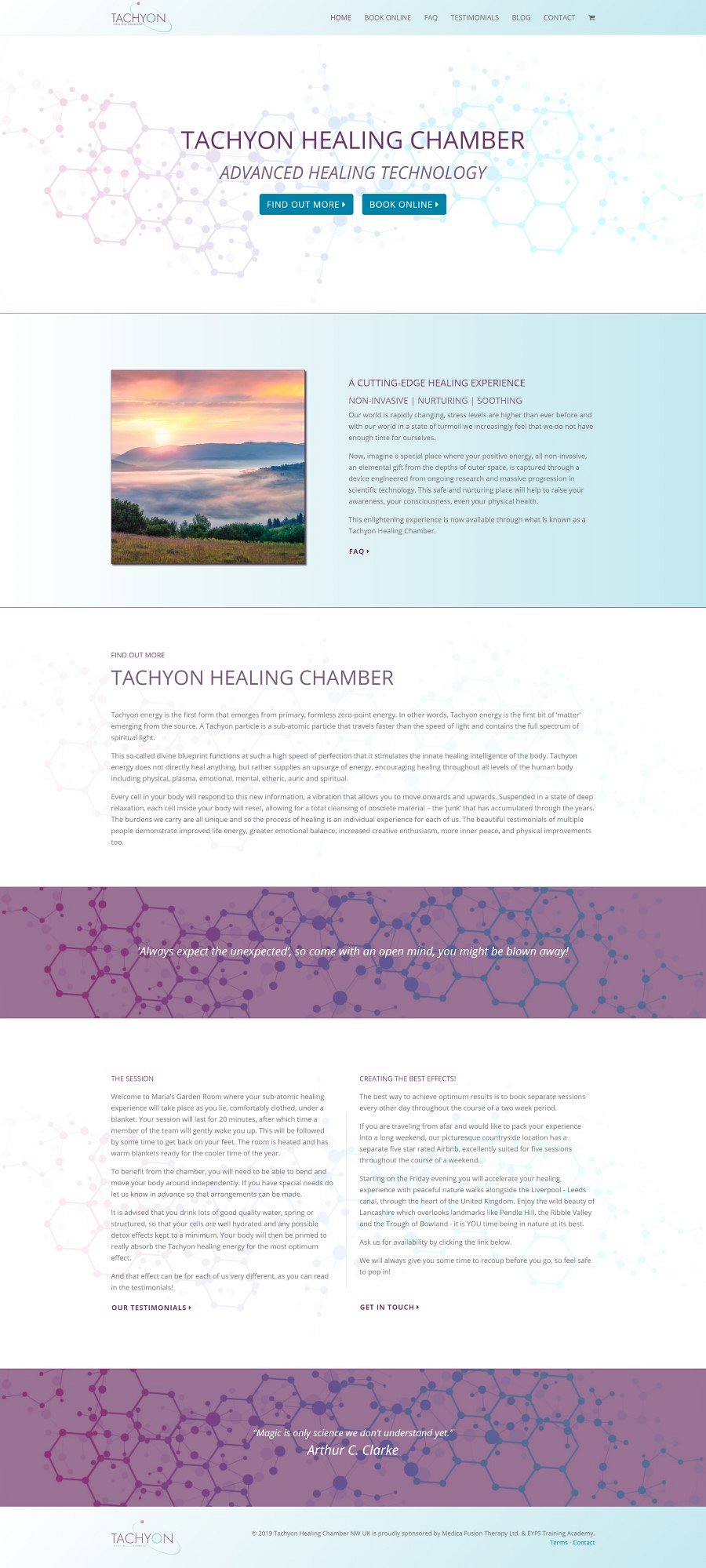 Tachyon Healing