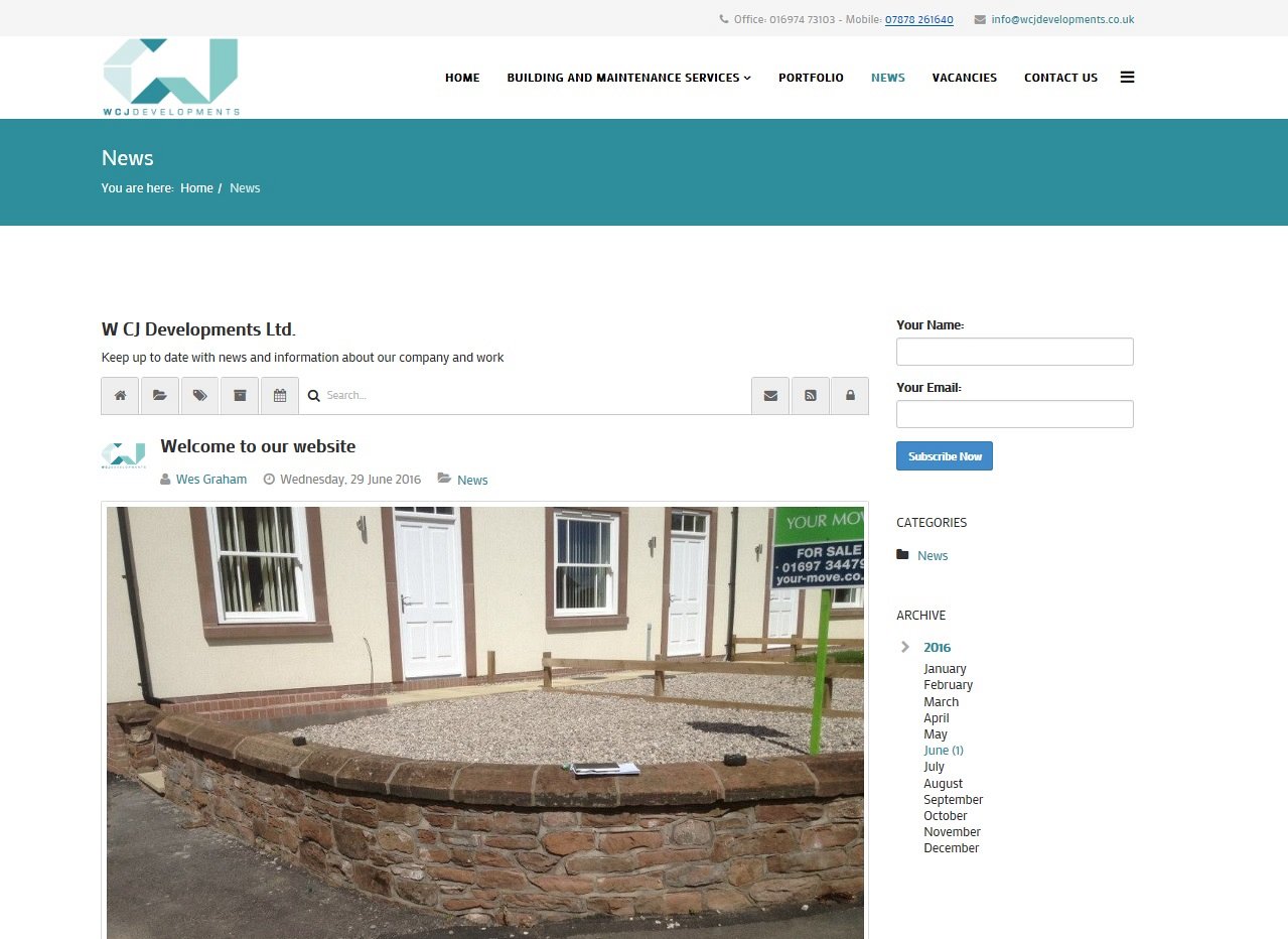 Small Business Web Design in Carlisle