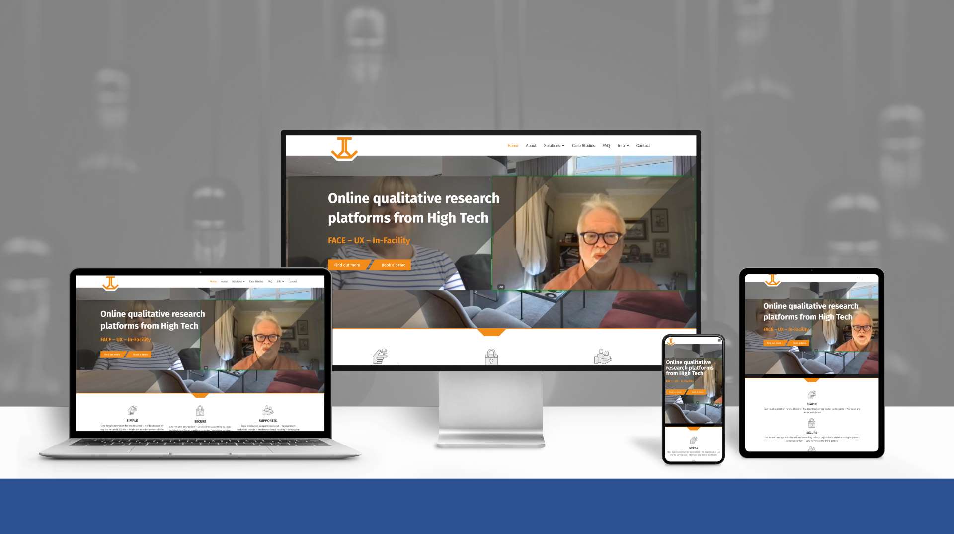 Bespoke technology company website design in the UK