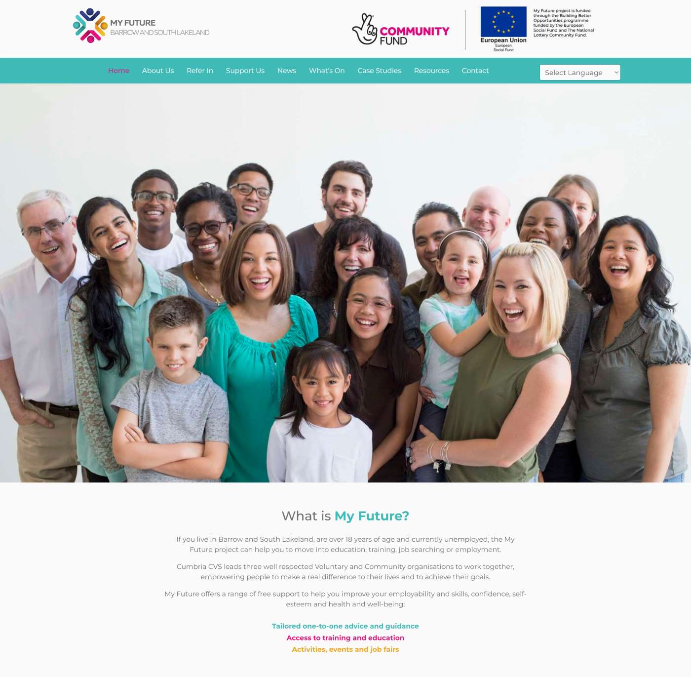 Bespoke Charity Web Design in the UK