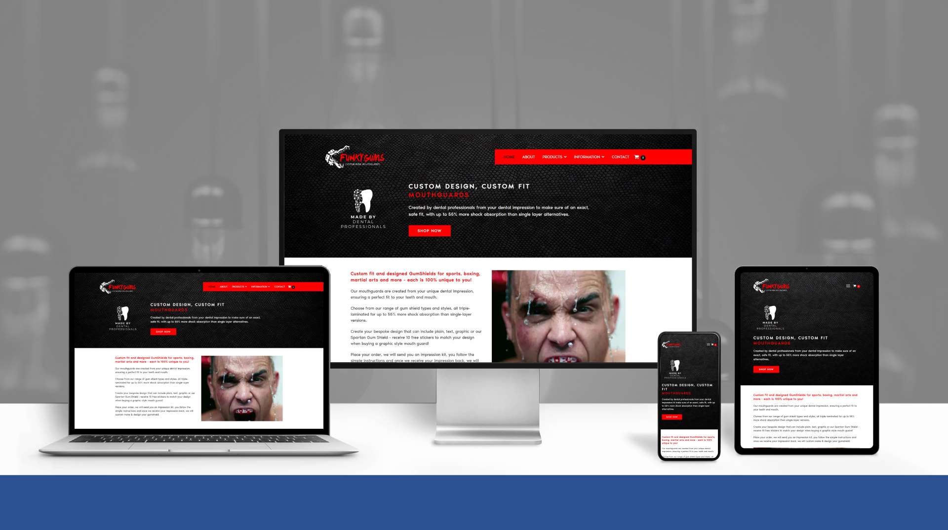 Bespoke ecommerce website design in the UK