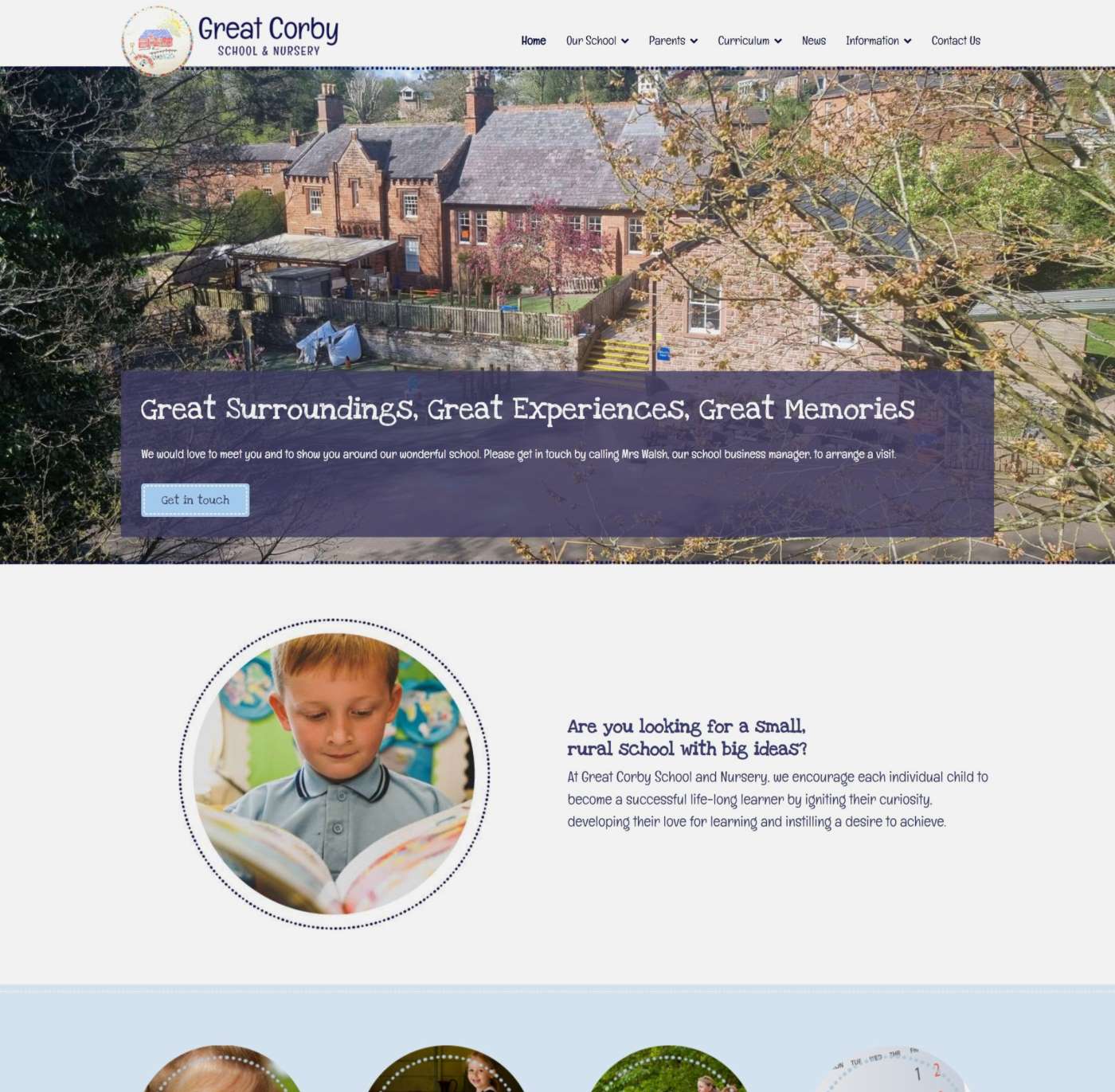 Bespoke School Website Design in Carlisle, Cumbria