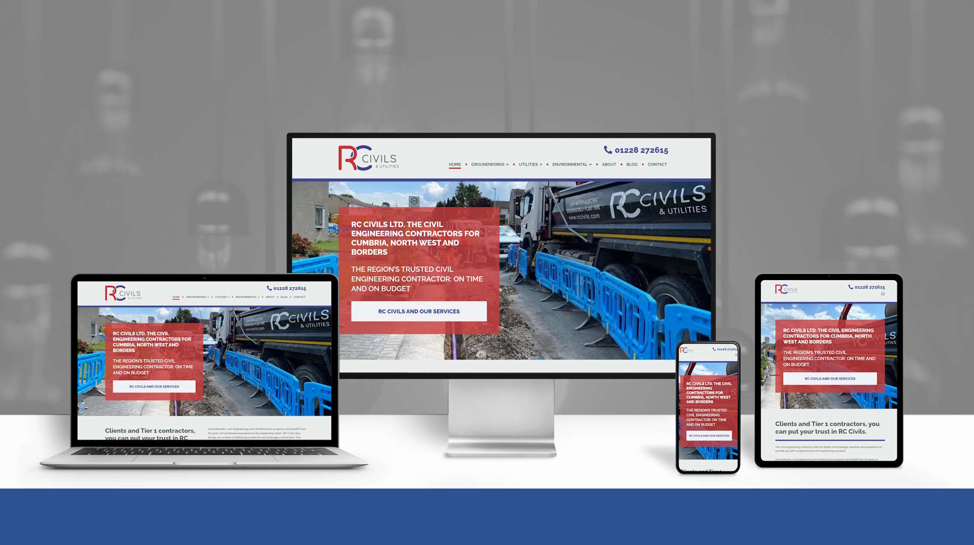 Civil Engineering Company Website Design in Carlisle, Cumbria, and the UK