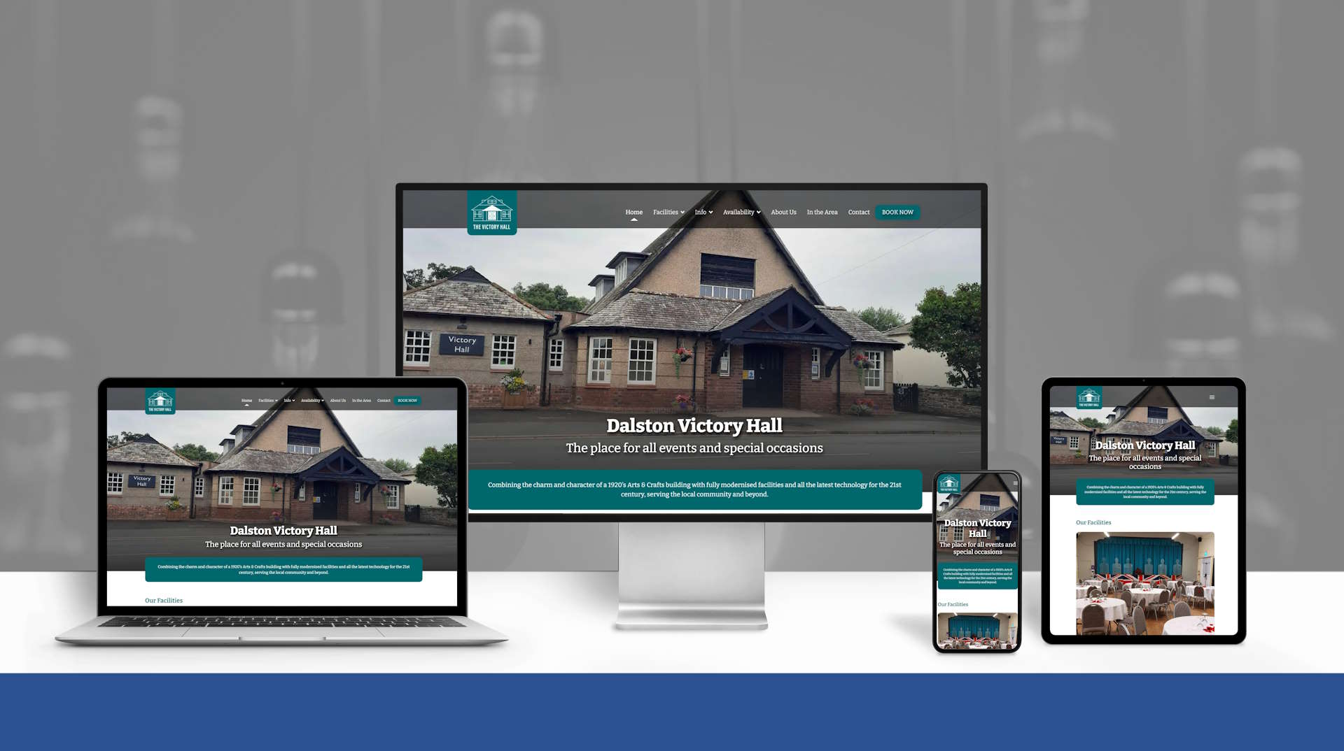 Community Centre and Village Hall Website Design in Carlisle, Cumbria and the UK