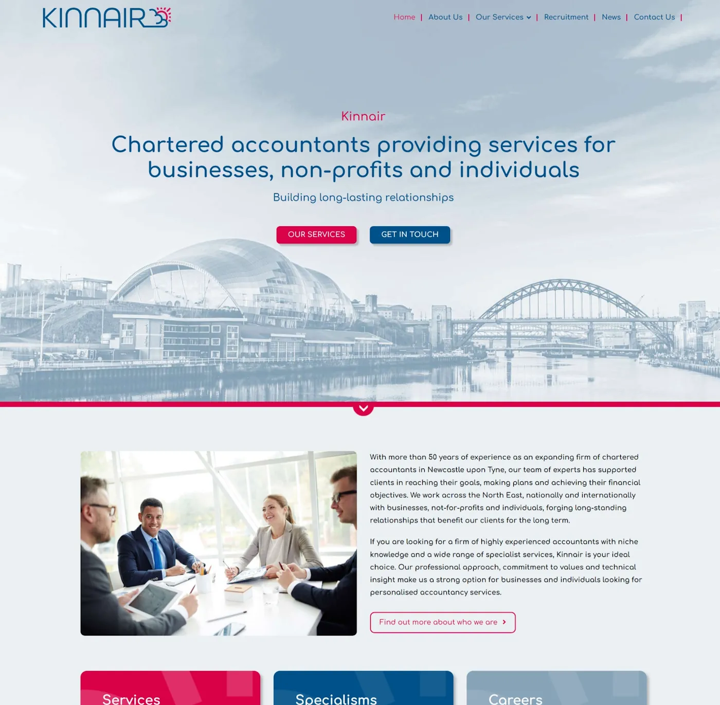 Website design for accountants in the UK