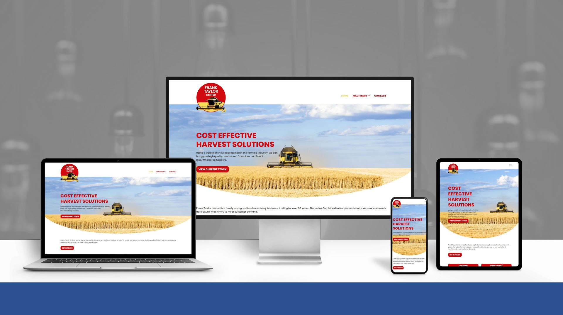 Bespoke Web Design for Farm Machinery Sales in Carlisle, Cumbria, and the UK