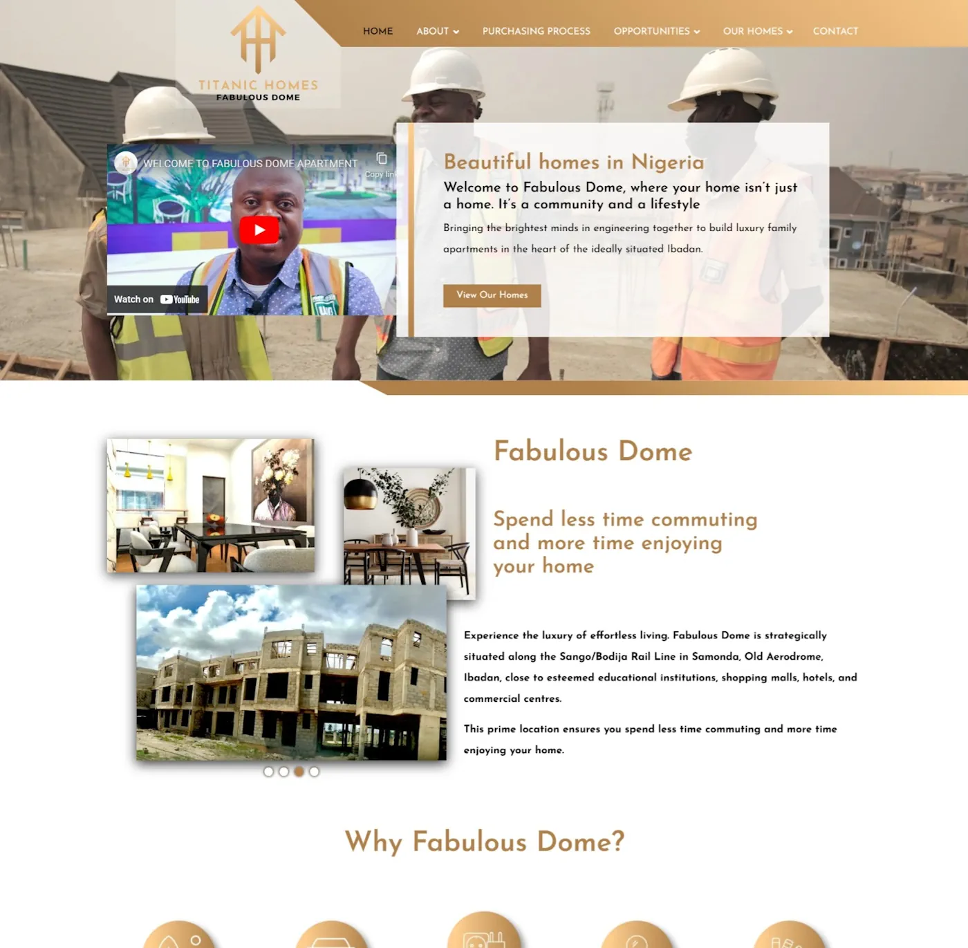 Website design in the UK for luxury property developers